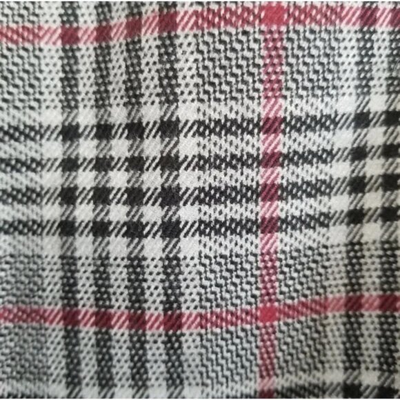 NWT AVA & VIV Gray Plaid High Rise Wide Leg Trousers Pants Size 18 - Picture 5 of 8